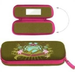 Esprit Mäppchen Pencil Case Emblem Olive