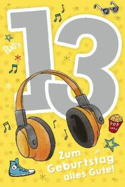 Depesche Geburtstagskarte 13.Geburtstag Mit Musik