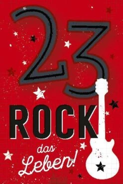 Depesche Geburtstagskarte 23.Geburtstag Mit Musik