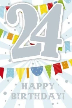 Depesche Geburtstagskarte 24.Geburtstag Mit Musik
