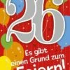 Depesche Geburtstagskarte 26.Geburtstag Mit Musik -Geschenkladen 5698 26 640x640