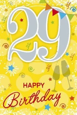 Depesche Geburtstagskarte 29.Geburtstag Mit Musik