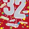 Depesche Geburtstagskarte 32.Geburtstag Mit Musik 2 Depesche Geburtstagskarte 32.Geburtstag Mit Musik -Geschenkladen 5698 32 640x640