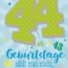 Depesche Geburtstagskarte 44.Geburtstag Mit Musik -Geschenkladen 5698 44 640x640