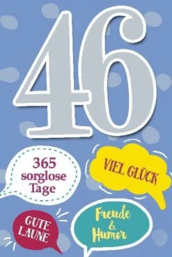 Depesche Geburtstagskarte 46.Geburtstag Mit Musik