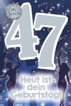 Depesche Geburtstagskarte 47.Geburtstag Mit Musik