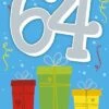 Depesche Geburtstagskarte 64.Geburtstag Mit Musik -Geschenkladen 5698 64 640x640