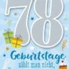 Depesche Geburtstagskarte 78.Geburtstag Mit Musik -Geschenkladen 5698 78 640x640