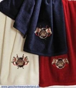 Morgenstern Handtuch Pferdewappen - Beige