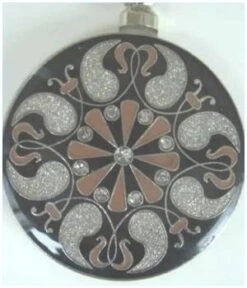 Handtaschenhalter Rund Schwarz / Braun