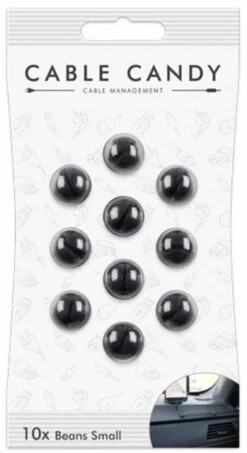 Cable Candy Small Beans Schwarz (10 Stk.)