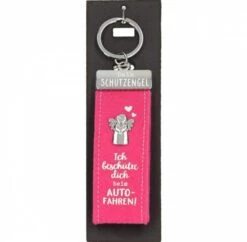 Depesche Schutzengel Glücksfilz Autofahren Rosa
