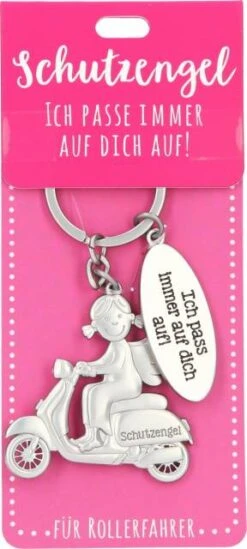 Depesche Schutzengel Anhänger Rollerfahrer - Passe Auf