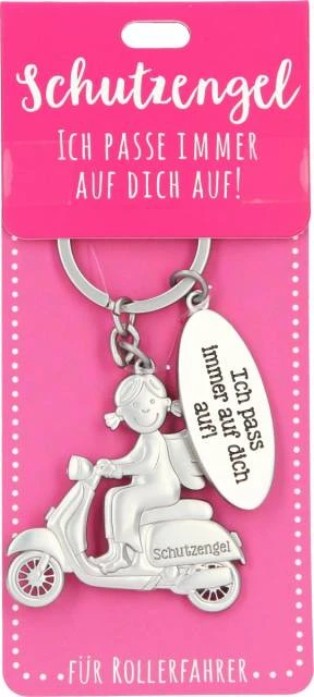 Depesche Schutzengel Anhänger Rollerfahrer - Passe Auf 2 Depesche Schutzengel Anhänger Rollerfahrer - Passe Auf