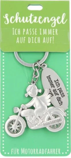Depesche Schutzengel Anhänger Motorrad Passe Auf