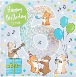 Depesche Geburtstagskarte 6.Geburtstag Mit Musik