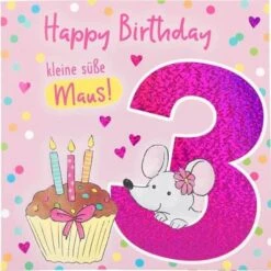 Depesche Geburtstagskarte 3.Geburtstag Mit Musik