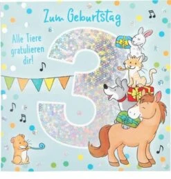 Depesche Geburtstagskarte 3.Geburtstag Mit Musik