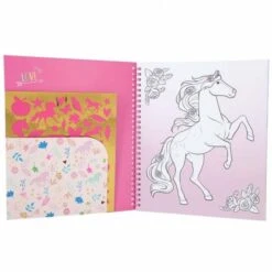 Depesche Miss Melody Malbuch Mit Fellapplikation -Geschenkladen gde11579 miss melody malbuch 3 640x640