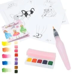 Depesche TopModel Wasserfarben Set (Malbuch) 10 Depesche TopModel Wasserfarben Set (Malbuch) -Geschenkladen gde12153 topmodel watercolour 4 640x640