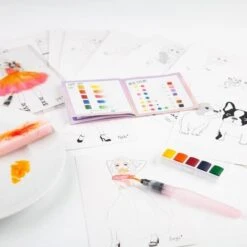 Depesche TopModel Wasserfarben Set (Malbuch) 9 Depesche TopModel Wasserfarben Set (Malbuch) -Geschenkladen gde12153 topmodel watercolour 5 640x640