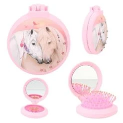 Depesche Miss Melody Klapp-Haarbürste Mit Spiegel -Geschenkladen gde12298 miss melody klapphaarbuerste 5 640x640