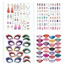 Depesche TopModel Dress Me Up Face Beauty (Stickerbuch) -Geschenkladen gde12603 topmodel malbuch 6 640x640