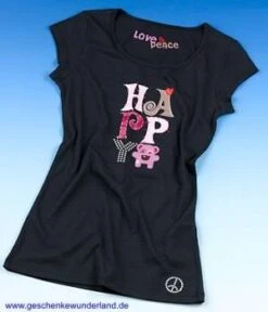 Depesche Love And Peace T-Shirt Happy