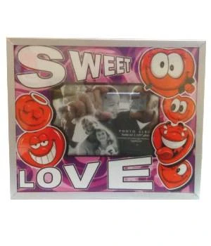 Bilderrahmen Sweet Love - Motiv B 3 Bilderrahmen Sweet Love - Motiv B