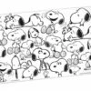 Snoopy Frühstücksbrettchen Snoopy Muster
