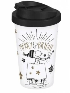 Snoopy Coffee To Go Becher Merry & Bright 400ml