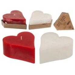 Out Of The Blue Blockkerze Herz