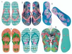 Out Of The Blue Badeslipper Flamingo