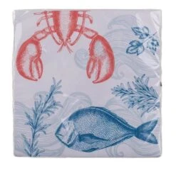 Out Of The Blue Papier Servietten Seafood -Geschenkladen go145310 papier servietten seafood 1 640x640
