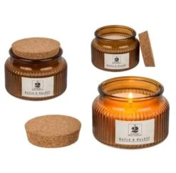 Out Of The Blue Duftkerze Walnuss Im Braunglas-Tiegel