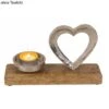 Out Of The Blue Teelichthalter Herz -Geschenkladen go260200 teelichthalter herz holz 1 640x640