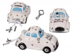 Out Of The Blue Spardose Hochzeitspaar Im Auto