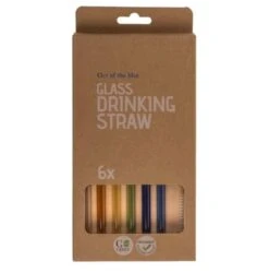 Out Of The Blue Glas Trinkhalme Farblich Inkl. Bürste -Geschenkladen go787603 glas trinkhalm 3 640x640