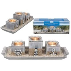 Out Of The Blue Holz Tablett Maritim