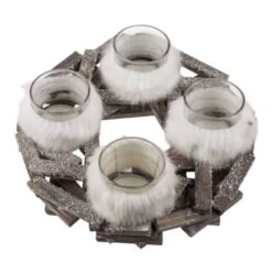 Out Of The Blue Adventskranz Mit Teelichthalter