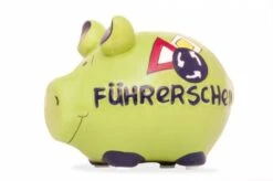 Spardose Sparschwein Führerschein