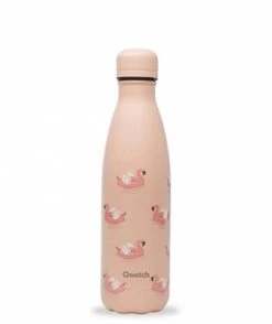 Qwetch Thermoflasche Flamingos 500ml