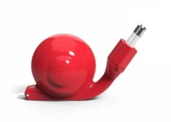SnaiL Micro USB Ladekabel Schnecke Rot