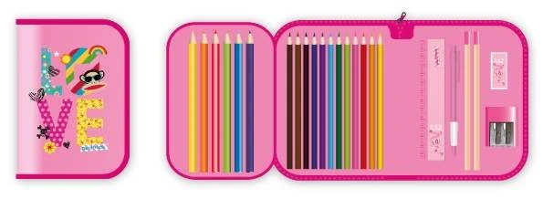 Paul Frank Mäppchen Gefüllt In Rosa 3 Paul Frank Mäppchen Gefüllt In Rosa