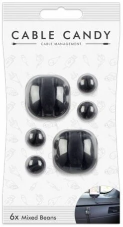 Cable Candy Beans Mixed Schwarz