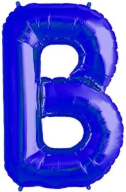 Metall Folien Ballon Buchstabe B (41cm)