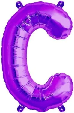 Metall Folien Ballon Buchstabe C (41cm)