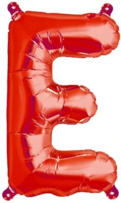 Metall Folien Ballon Buchstabe E (41cm)