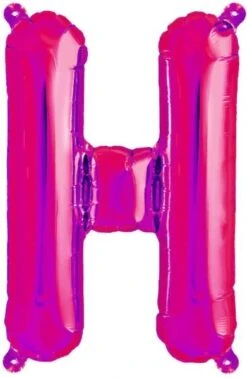 Metall Folien Ballon Buchstabe H (41cm)