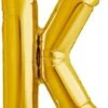 Metall Folien Ballon Buchstabe K (41cm)